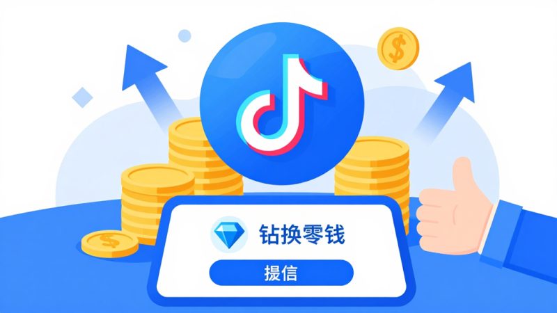 抖音钻石怎么卖出去？抖音里的钻石可以