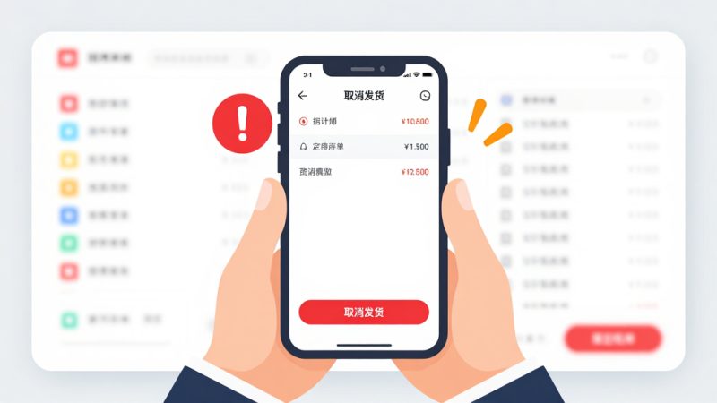 小红书商家 取消发货 订单管理 发货规则 无需物流 商家后台 发货流程 库存调整