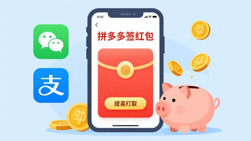 拼多多签到红包 签到红包提现 拼多多现金签到 红包提现技巧 提现到微信 签到金使用