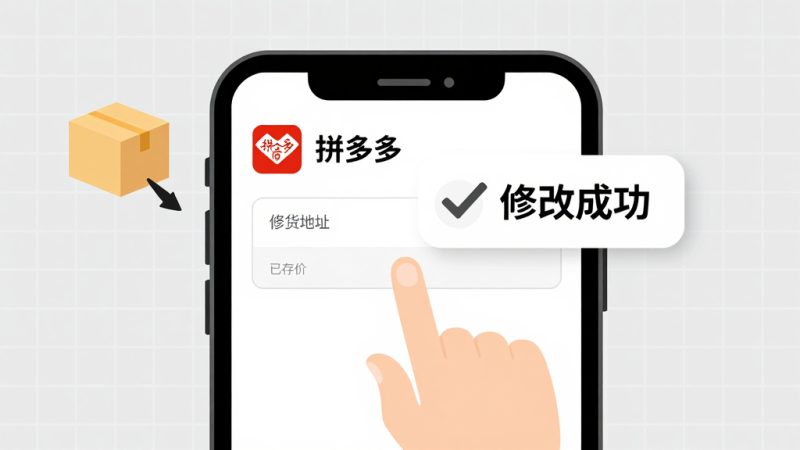 拼多多改地址 拼多多修改收货地址 拼多多订单地址修改 拼多多下单改地址 改地址步骤 拼多多地址编辑