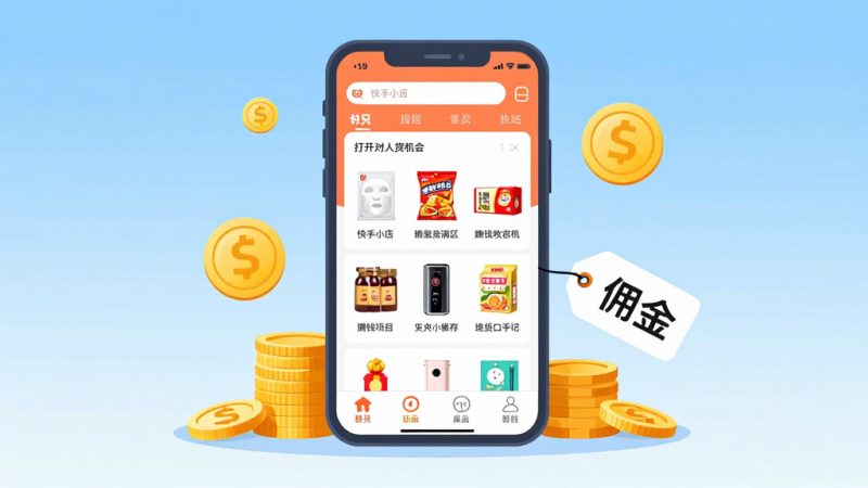 快手小店推广商品赚佣金有风险吗？快手