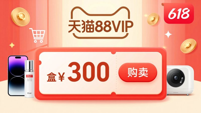天猫618vip消费券怎么用？天猫88VIP的消费