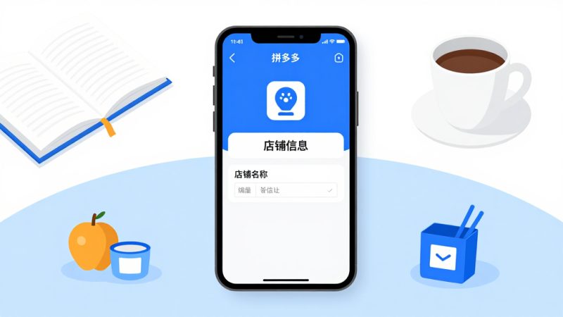 拼多多商家版 店铺信息 找回店铺名 店铺设置 商品管理 订单管理 店铺数据 商家后台