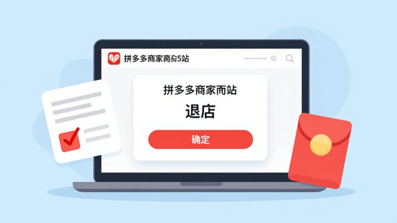拼多多商家版怎么退店铺？拼多多商家版