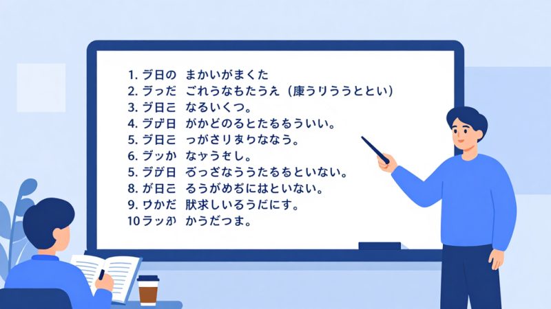 日语网课 零基础学日语 冲鸭日语 假名汉字混排 日语听力 日语口语 日语考级 线上日语培训
