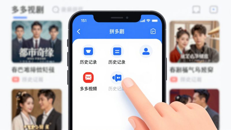拼多多里面看过的短剧在哪里找？拼多多