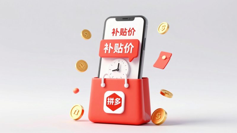 拼多多补贴 百亿补贴 官方补贴 补贴结束时间 手机补贴 拼多多活动 补贴政策