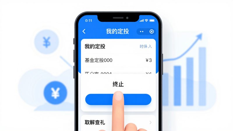 支付宝基金定投 取消定投 基金定投操作 定投终止 支付宝理财 基金赎回 定投暂停
