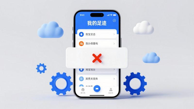 淘宝浏览足迹怎么不显示？淘宝浏览后没