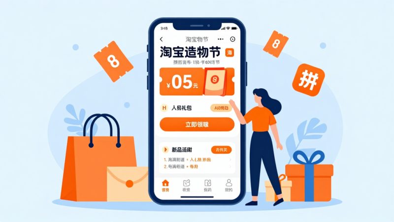 淘宝造物节 折扣攻略 抢券技巧 限时抢购 拼团优惠 满减券 活动时间 购物技巧