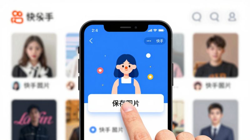 快手直播 保存封面 相册照片 设置封面 直播封面 快手技巧 封面保存