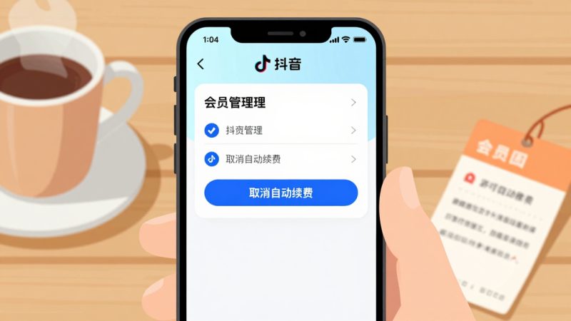 抖音会员怎么取消自动续费？抖音会员如何取消自动续费