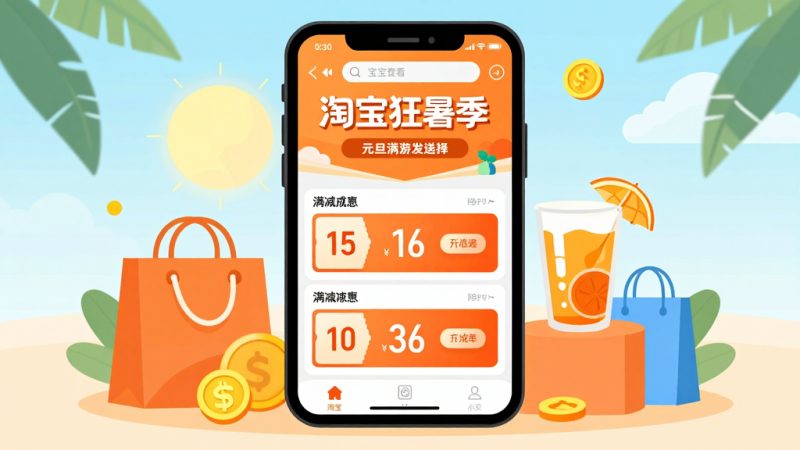 淘宝狂暑季怎么抢券？淘宝狂暑季活动时