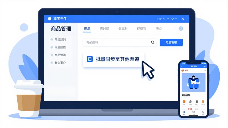 淘宝店铺怎么同步商品？淘宝店铺商品上架教程