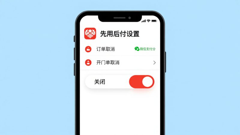 拼多多先用后付 关闭先用后付 取消订单 微信支付分 售后支付 拼多多设置 支付方式