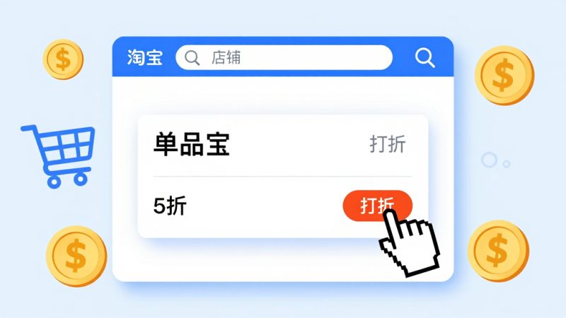 淘宝店铺 打折策略 价格设置 五折定价 促销技巧 千牛设置 满减活动