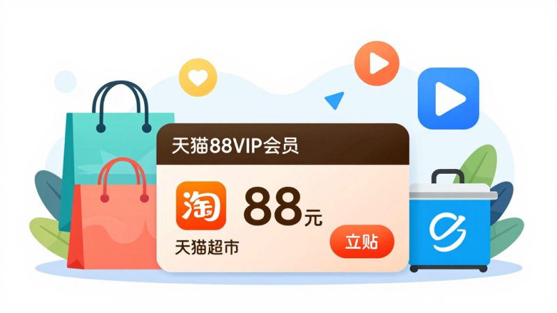 淘宝88VIP 88会员权益 88元会员值吗 淘宝会员折扣 天猫超市95折 优酷会员赠送 88vip省钱