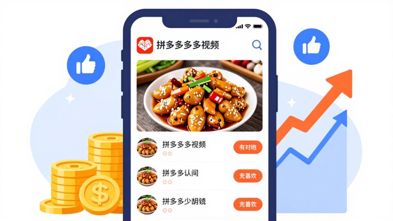 拼多多视频赚钱 多多视频收益 拼多多发视频 视频带货佣金 拼多多广告分成 拼多多品牌合作 拼多多网红合作 拼多多短视频赚钱