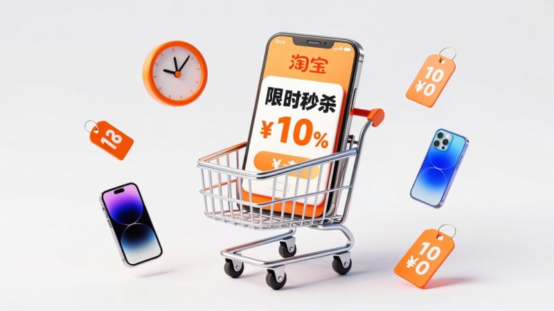 淘宝限时秒杀活动价格多少？淘宝限时秒