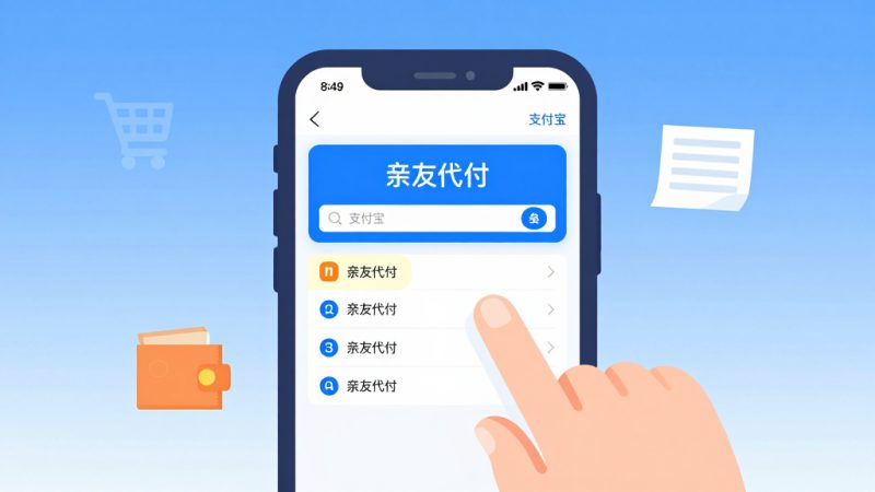 淘宝代付 好友代付 代付记录 支付宝账单 代付设置 查看代付