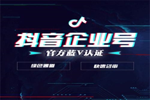 开通抖音蓝v认证得多少钱