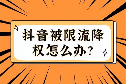 抖音限流后怎么养号