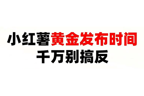 小红书什么时候流量最好